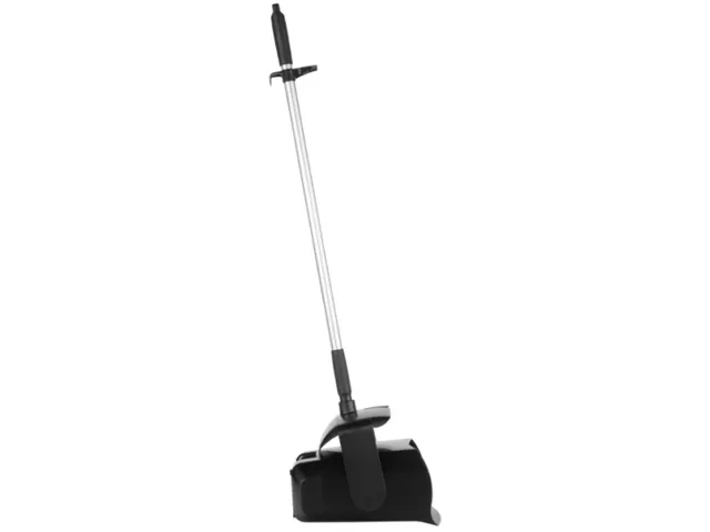 Ensemble pelle avec balayette Vikan long manche alu 840mm noir