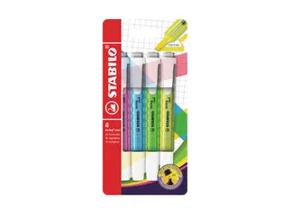 Markeerstift Stabilo Swing Cool Assorti 4 Stuks - 3