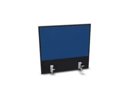 opzetpaneel,v. bureau,aanbouw achter,B 600mm,CC-zwart,BN6016-blauw