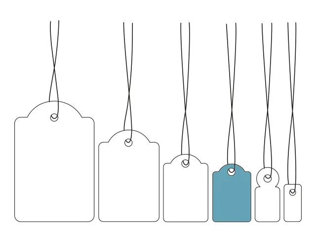 Herma 6902 Hanglabel 15x24mm Wit karton met Rood draad 1000 stuks