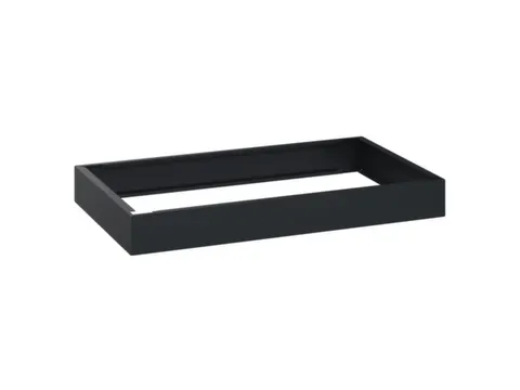 sokkel,HxBxD 100x900x500mm,kunststof,RAL7021,meerprijs