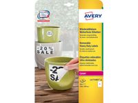 Weerbestendig Etiket Avery Np 210x297mm L4775rev-20 wit