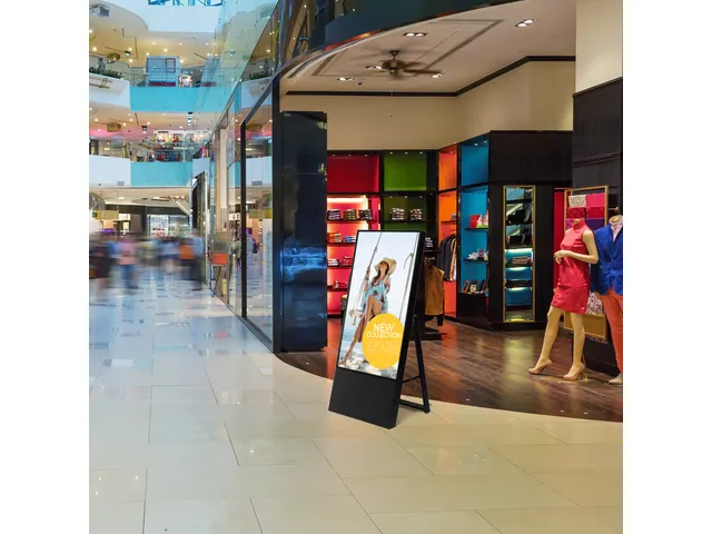 Smart Line Digitaal A-Bord 43 inch Zwart + Trolleykoffer