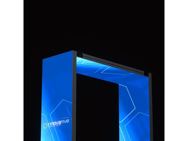 Brightbox Pro Flex Dak Frame 100x250 cm LED-verlichte beursstand