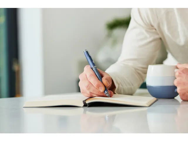 Parker IM Rituals Rollerpen Blauw CT Fijne punt in Giftbox