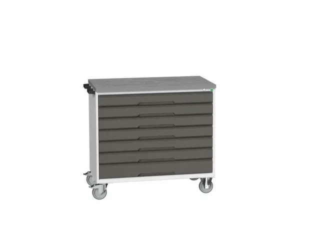 gereedschapswagen 980x1050x600mm linoleum blad 7 laden RAL7035+RAL7016