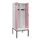 locker met bank,voor scheiding van kleding,HxBxD 2120x800x815mm,2vak