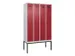 locker voor scheiding van kleding,HxBxD 2120x1200x500mm,4vak