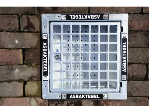 Vloerasbak,v. buiten,HxBxD 165x340x340mm,te verzinken in de vloer