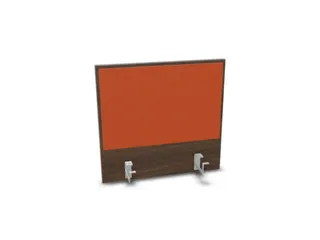 opzetpaneel bureau aanbouw achter NV bruin hickory BN3012-oranje 600mm - 1