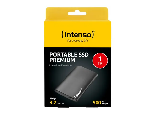Intenso Externe SSD Premium 1TB USB 3.2Zwart