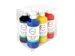 Plakkaatverf Qrea set à 6 standaard kleuren 250ml