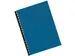 Dekblad A4 Blauw Lederlook 250 Grams Pak 100 Stuks
