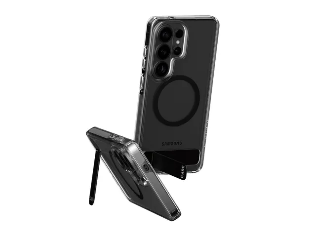PanzerGlass CARE by Kickstand Case Transparent w. Qi Samsung Gal