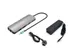 USB-C Metal Nano 2x Display Docking Station with PD 100 W + Charger 10