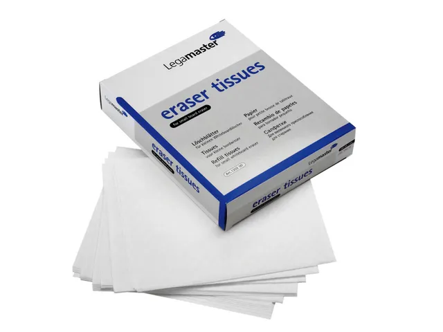 Navuldoekje Legamaster 120200 voor whiteboardwisser 120100 100 stuks