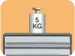 Ladenkast CEP MooveUp A4 plastic 2 lades grijs