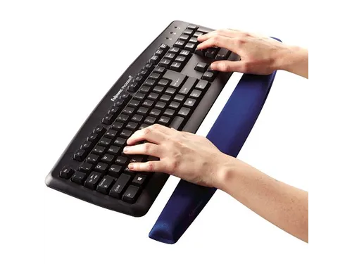 Polssteun voor toetsenbord Fellowes schuim saffierblauw