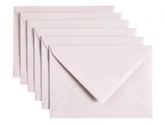 Envelop Papicolor C6 114x162mm lichtroze pak à 6 stuks