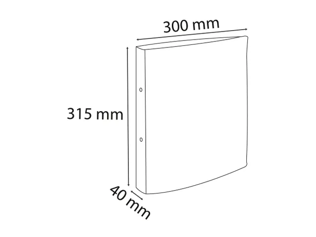 Ringband Aquarel A4 2R 25mm paars