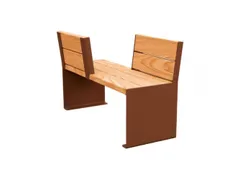 zitbank,B 1200mm,3latten,hout-zitting licht eikenhout,zitting H 450mm