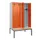 locker met bank,voor scheiding van kleding,HxBxD 2120x1200x815mm,4vak