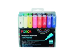 Verfstift Posca PC1MC Extra Fijne punt 0,7-1,0mm 16st assorti