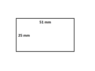 Labeletiket IEZZY Zebra 880199-025D 51x25mm 25mm wit permanent 2580st - 2