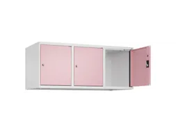 opzetkast,v. locker,3vak.,vak B 400mm,HxBxD 500x1200x500mm