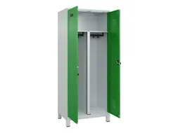 PBM-locker,HxBxD 1950x800x500mm,2vak,vak B 400mm,draaigrendel
