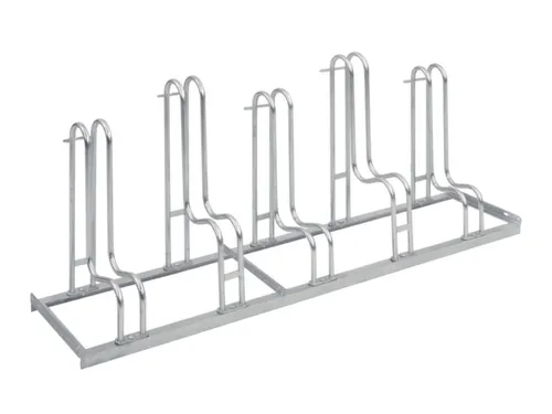 Fietsenrek L 1750mm 5plaatsen Enkelzijdig Te Schroeven Verzinkt