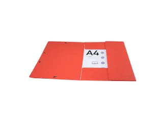 Elastomap A4 glanskarton 3 kleppen monobloc Assorti - 10
