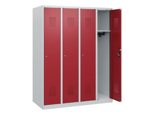 schoollocker,HxBxD 1530x1200x500mm,4vak,vak B 300mm,cil.-slot