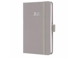 Weekagenda Feel A6 2026 (NL/FR/EN/DU) Pearl Grey Hardcover