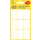 Etiket Avery Zweckform 3045 38x24mm wit 63 stuks