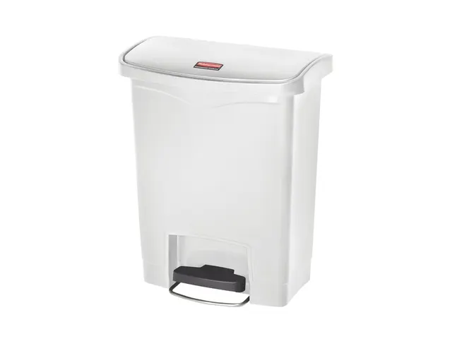Pedaalemmer Rubbermaid Slim Jim Step On 30 Liter wit