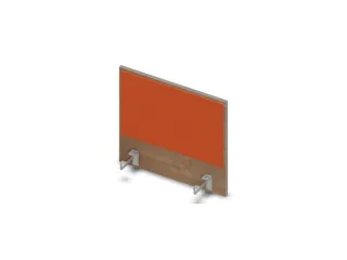 opzetpaneel bureau aanbouw zijkant NT-cherry BN3012-oranje 600mm - 1