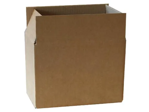 Verzenddoos enkele golf 3 mm bruin 230 x 130 x 160 mm