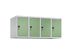 opzetkast,v. locker,4vak.,vak B 300mm,HxBxD 500x1200x500mm,vleugeldeur