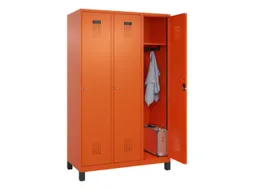 locker,HxBxD 1950x1200x500mm,3vak,vak B 400mm,cil.-slot,voeten