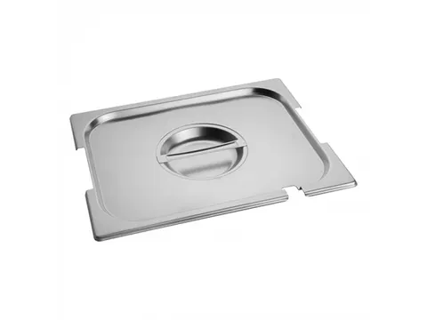 Caterchef Gastronorm deksel RVS met uitsparingen 1/2 GN