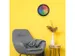 Horloge murale 36cm - Silencieux - Noir/Multicolore - Plastique - nXt