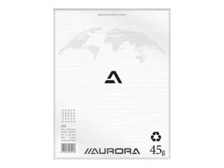 Kladblok Aurora 210x270mm ruit 5x5mm 200 vel 45gr - 1