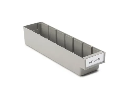 stellingbak,HxBxD 80x94x400mm,PP,grijs