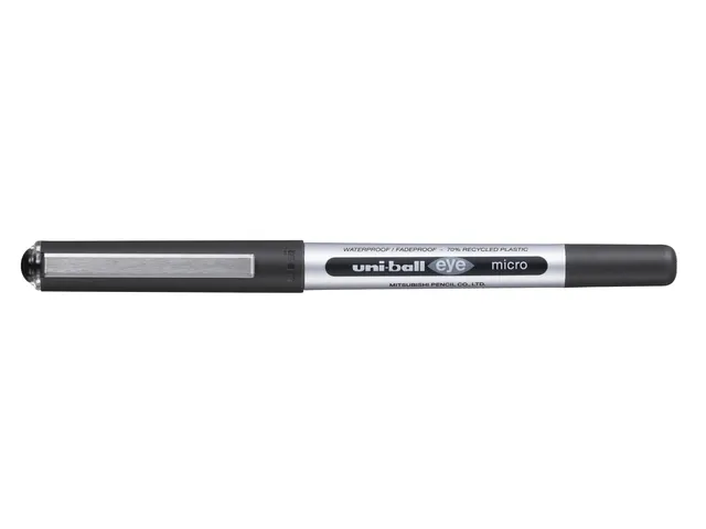 Rollerpen Uni-ball Eye eco 150E Fijn zwart 0,3 mm