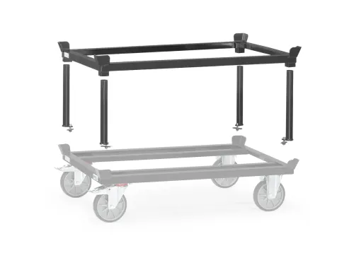 Opzetramen Voor Palletonderwagens 22921 Ral7016 1200kg 1210x810mm