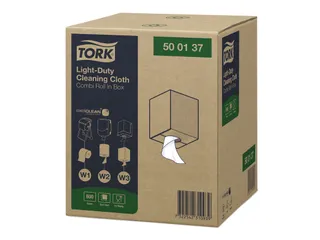 Light-Duty Reinigingsdoek W4 Premium Wit 600vel Doos met 1 Combirol - 3