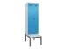 armoire vestiaire avec banc noir et blanc,HxlxP 2120x600x815mm