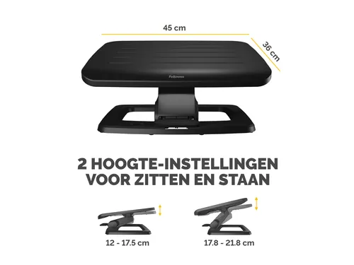 Voetensteun Fellowes Hana LT zwart