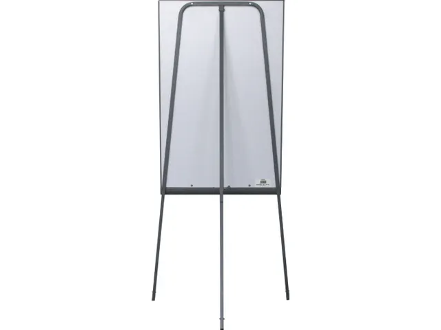 Mobiele Flipover Grijs Met Whiteboard Magnetisch 100x65cm